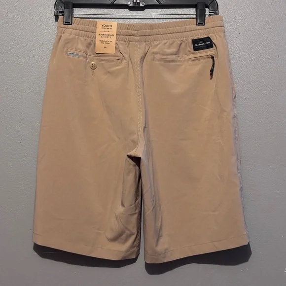 NWT Boys Quiksilver Khaki Amphibian Walkshorts - Picture 8 of 11